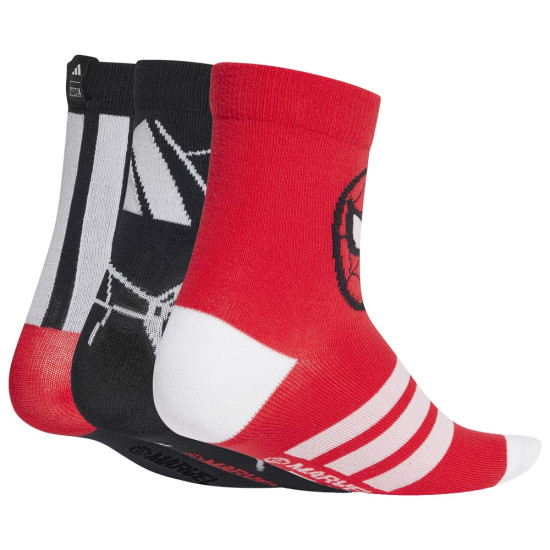 Adidas Παιδικές κάλτσες Marvel Spiderman Socks 3 Pairs